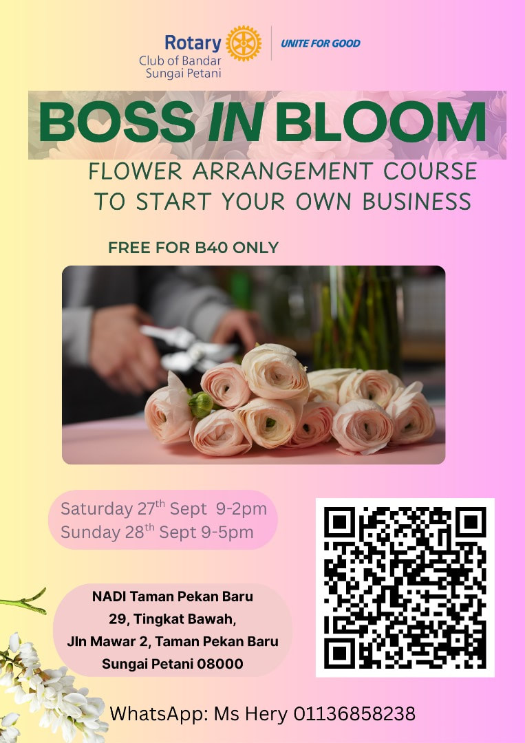 FREE Flower Arrangement Course